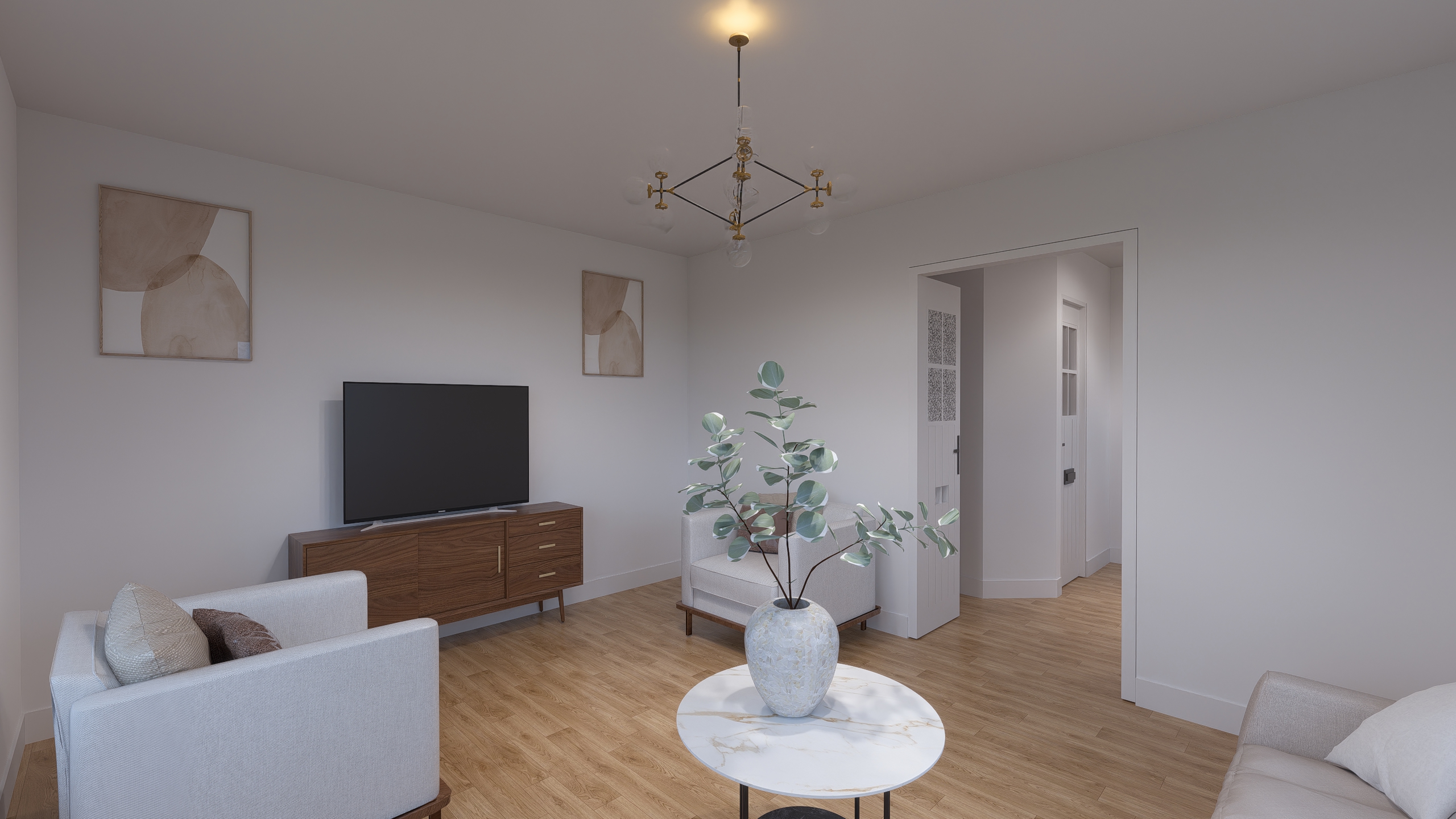 Architectural render of The Cornerstone at Causeway Gardens